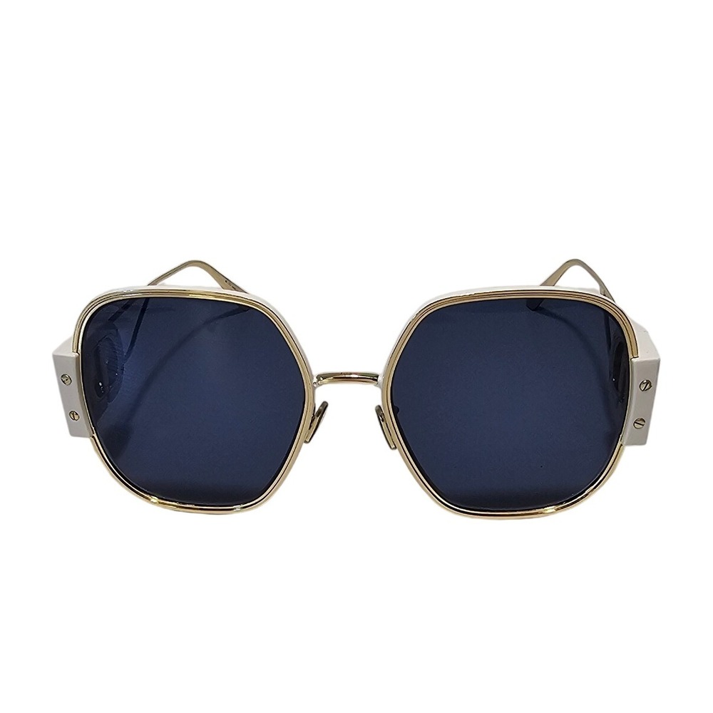 Christian Dior 30Montaigne SU 96H5 58 Sunglasses in White and Gold.